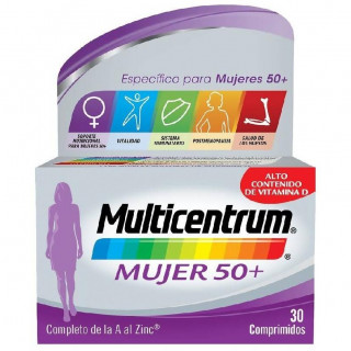 Multicentrum Mujer 50+, 30 Comprimidos