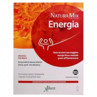 Aboca Natura Mix Advanced Energía Fluido Concentrado 10 Viales