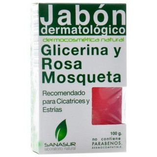 Sanasur Jabón Glicerina Rosa Mosqueta100Sanasur