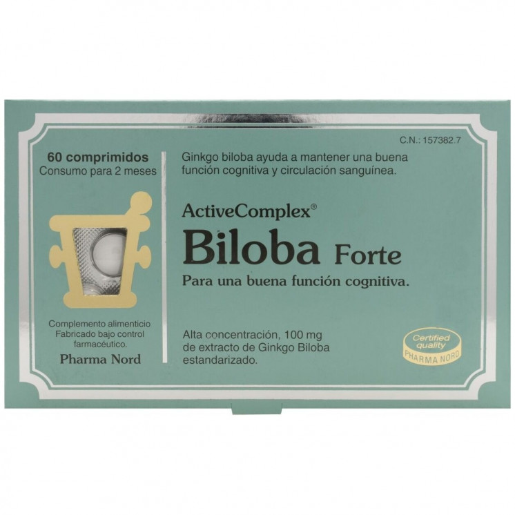 Activecomplex Biloba Forte 60 Compridos