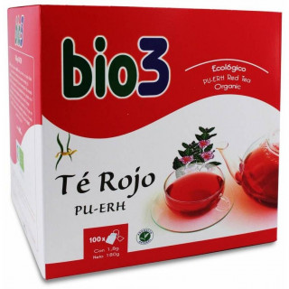 Bie3 Te Rojo Pu-Erh Ecológico 100 Bolsitas