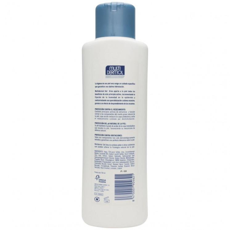 Multidermol Medical Emulsión De Baño Sin Jabón Con Urea 750Ml