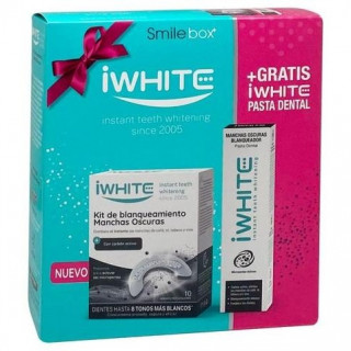 Iwhite Kit Blanqueamiento Manchas Oscuras 10 Moldes + Dentífrico