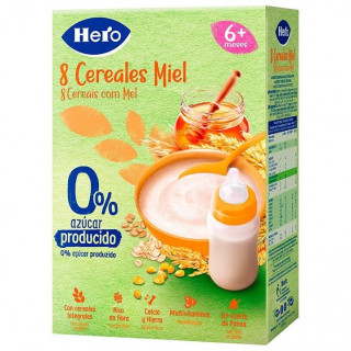 Hero Baby 8 Cereales Papilla De Miel 340G