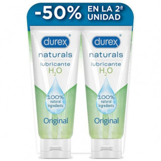 Duplo Durex Naturals Pure Gel Intimo Lubricante, 2 Uds