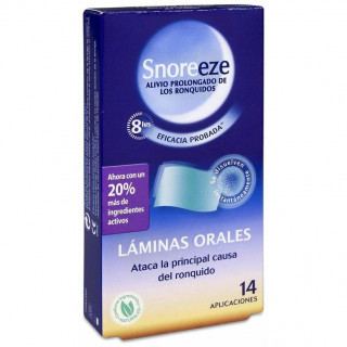 Snoreeze Láminas Orales Ronquidos 14 Uds