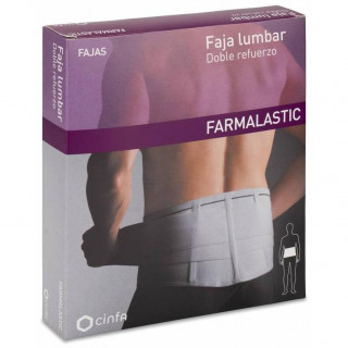 Farmalastic Faja Lumbar Doble Refuerzo Talla 2, 1 Ud