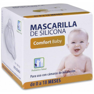 Pediatrics Mascarilla Silicona Comfort Baby 0-18 Meses, 1 Ud