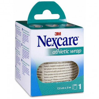 Nexcare Athletic Venda Cohesiva Blanca 7,5 Cm X 3 M, 1 Ud