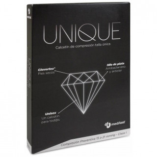 Medilast Unique Calcetín De Talla Única Compresión Preventiva Negro, 1 Par