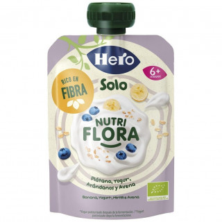 Hero Baby Solo Bolsita De Arándanos, Plátano, Yogur Y Avena, 100 G