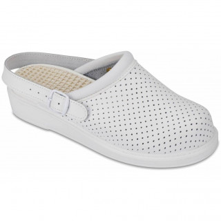 Zueco Hankshoes Micromasaje Blanco Talla 36, 1 Par