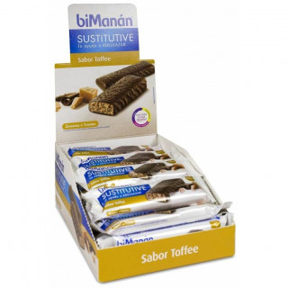 Bimanán Beslim Barritas Sabor Toffee Caramelo, 30 Barritas