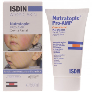 Isdin Nutratopic Pro-Amp Crema Facial Piel Atópica, 50 Ml