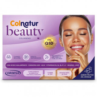 Colnatur Beauty Colágeno Sabor Frutos Del Bosque, 30 Sobres