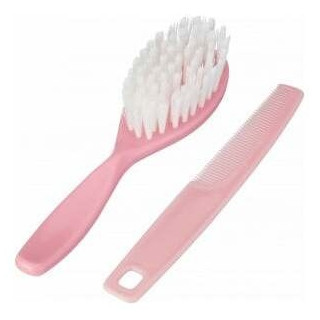 Suavinex Set Cepillo Peine Rosa Decorado