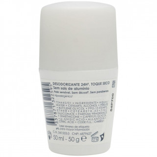 Vichy Desodorante 24 H Sin Sales De Aluminio Roll On, 50 Ml