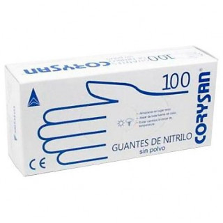 Guantes Corysan Nitrilo T/Gde 100 Und.