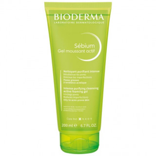 Bioderma Sebium Gel Moussant Actif 200Ml