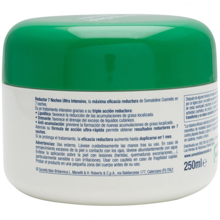 Somatoline Cosmetic Tratamiento Reductor Intensivo Noche, 250 Ml