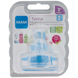 Tetina Mam Ultivent Silicona Fluj Nº2 2U