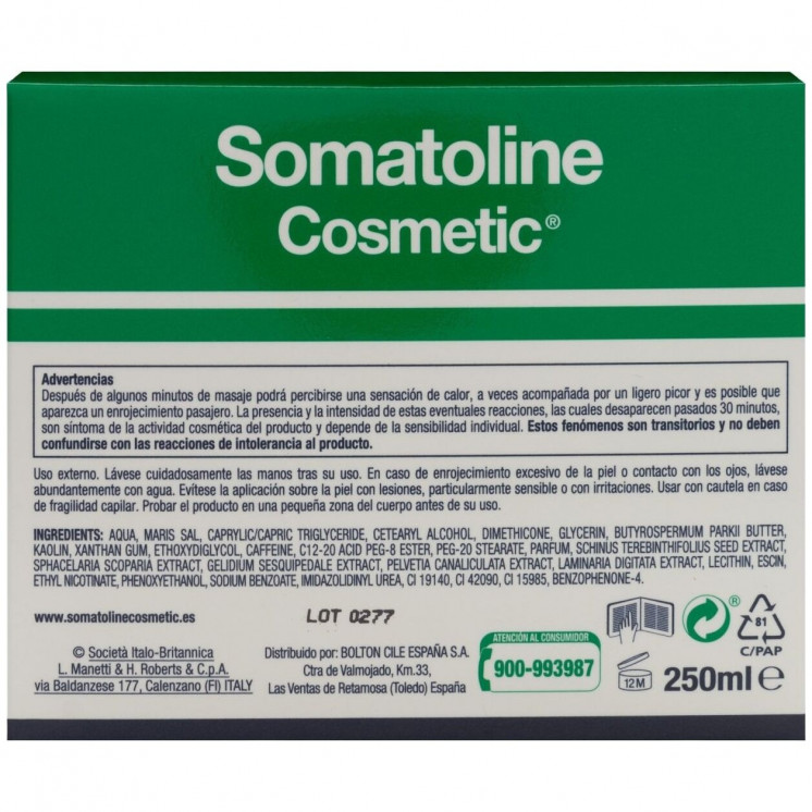 Somatoline Cosmetic Tratamiento Reductor Intensivo Noche, 250 Ml