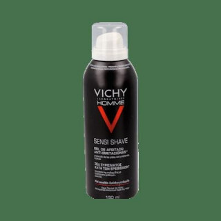 Vichy Homme Gel-Crema De Afeitar Sin Jabon Pieles Sensibles, 200 Ml