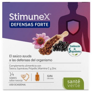 Santé Verte Stimunex Defensas Forte Para El Sistema Inmune En Sobres