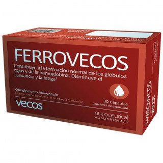 Vecos Nucoceutical Ferrovecos Complemento Alimenticio De Hierro Microencapsulado En Cápsulas