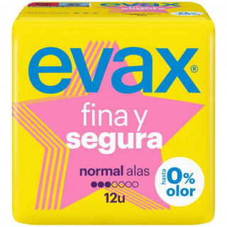 Evax Compresas Higienicas Femeninas Fina Y Segura Normal Con Ala
