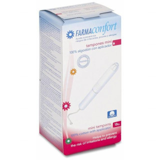 Farmaconfort Tampón Mini Con Aplicador, 18 Uds