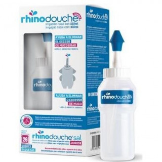 Rhinodouche Junior Irrigador Nasal + Rhinodouche Sal Junior 26 Sobres