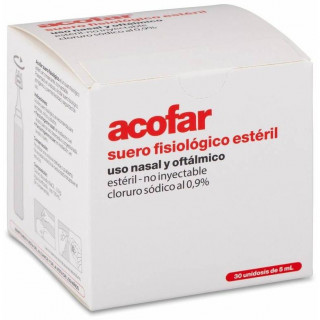 Acofar Suero Fisiológico Estéril, 30 Monodosis