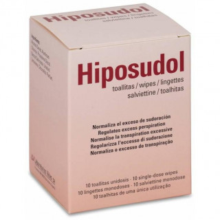 Hiposudol Toallitas Adulto 10 Und.