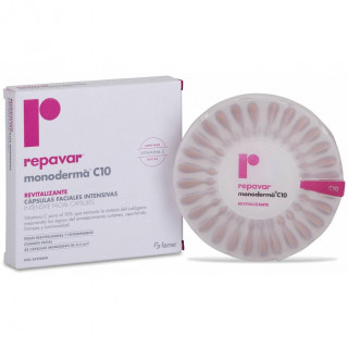 Repavar Revitalizante Monodermà C10 Cápsulas Faciales Intensivas, 28 Uds