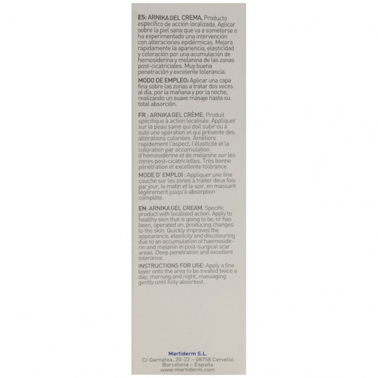 Martiderm Skin Repair Arnika Gel Crema Fps30 50 Ml