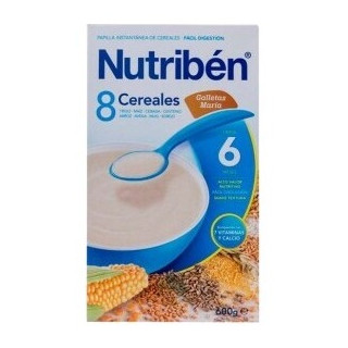 Nutribén® 8 Cereales Y Galletas María 600G