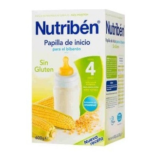Nutribén® Papilla Inicio Biberón Sin Gluten 600G