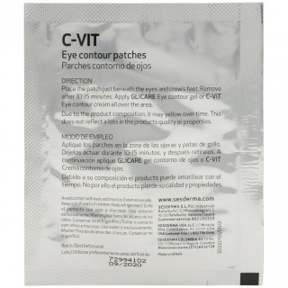 Sesderma C-Vit Parches Contorno De Ojos, 5 Uds