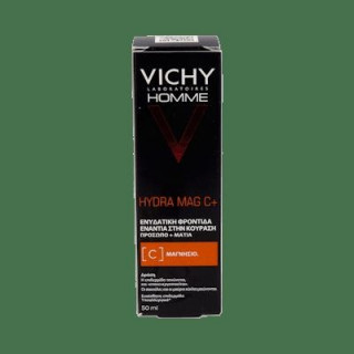 Vichy Homme Hydra Mag C+ Tratamiento Hidratante Anti-Fatiga 50Ml