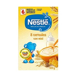 Nestlé Papilla 8 Cereales Con Miel, 600 G