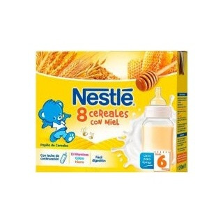 Nestle 8 Cereales Con Miel Brick Listo Para Tomar 2X250Ml