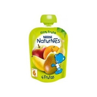 Nestle Naturnes Pouches 4 Frutas 90 Gr