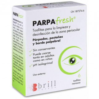 Parpafresh Toallitas Limp Parpados 6Ud