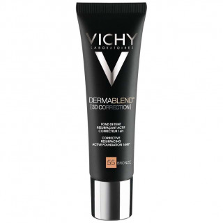 Vichy Dermablend 3D Correction Maquillaje 55 Bronze Spf 25, 30 Ml