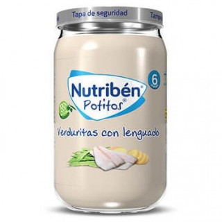 Nutribén Potitos Verduritas Con Lenguado, 235 G
