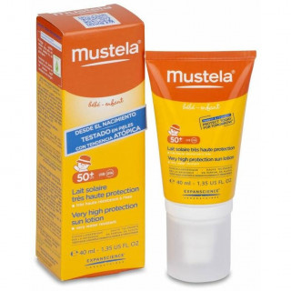Mustela Lait Solaire Très Haute Protection Spf 50+ 40Ml