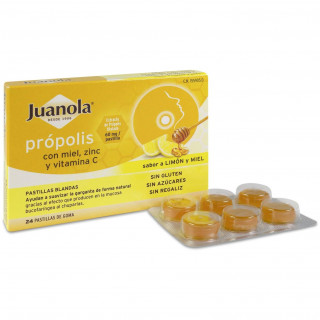 Juanola Própolis Con Miel, Zinc Y Vitamina C Sabor Limón Y Miel