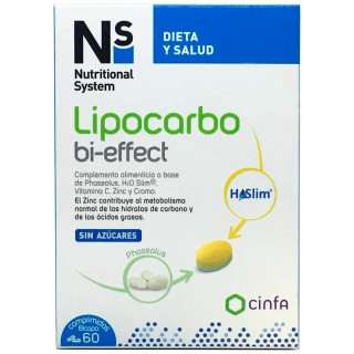 Ns Lipocarbo Bi-Effect, 60 Comprimidos