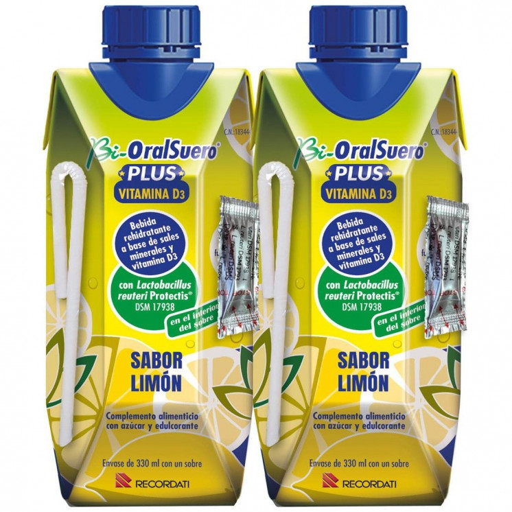 Bioralsuero Limon Pack 2 Brick X 330Ml